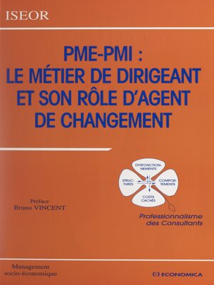 cover image of PME-PMI, le métier de dirigeant et son rôle d'agent de changement